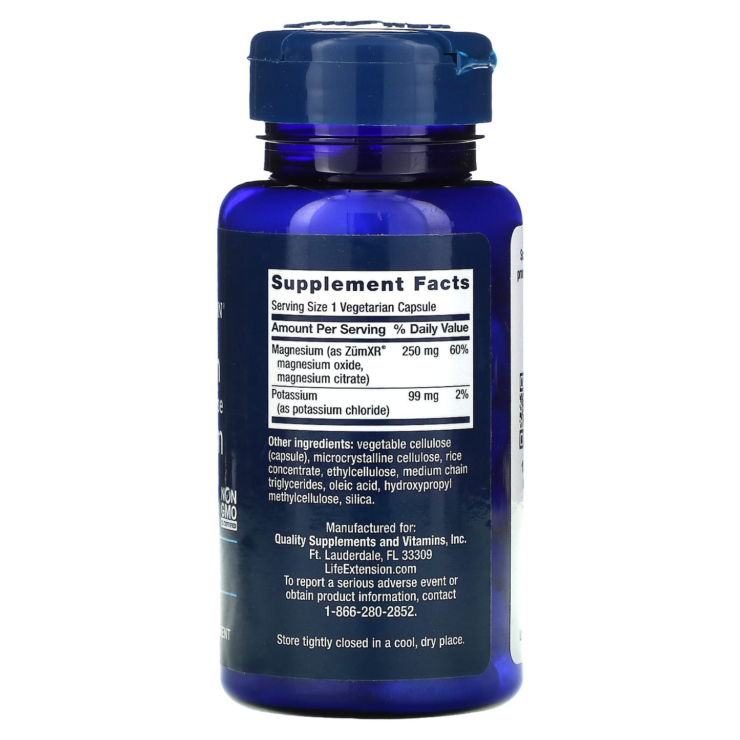 Potasio con magnesio de liberación prolongada (60vcaps) / Potassium with Extend-Release Magnesium (60 vcaps)