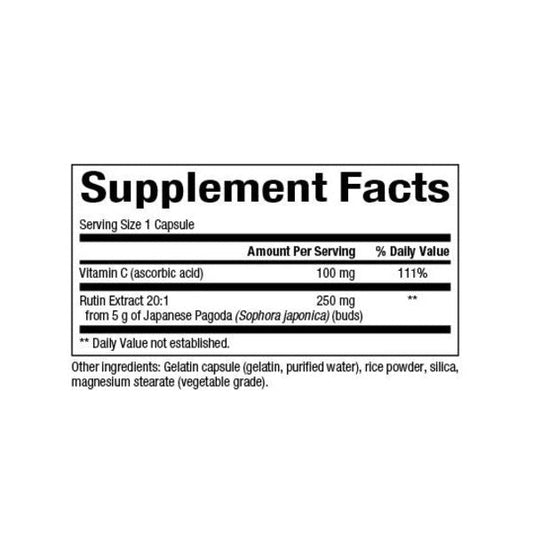 Rutina 250 mg 90 cap, Natural Factors