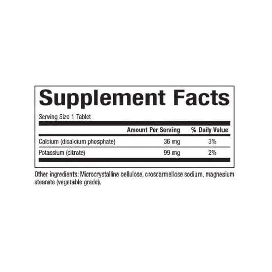 Citrato de Potasio 99 mg 90 tab, Natural Factors