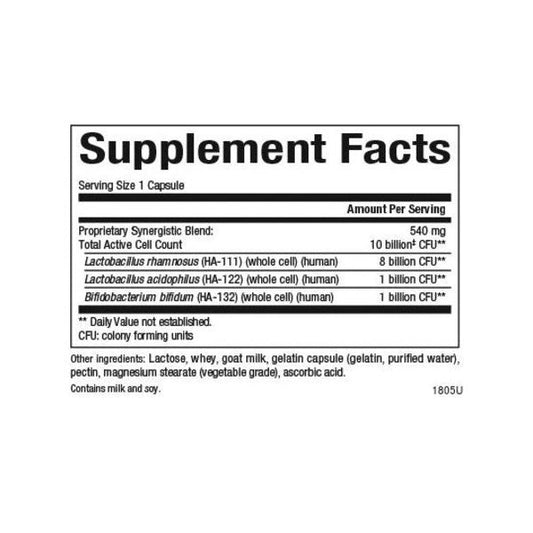 Doble Fuerza de Acidophilus y Bifidus 10 Billones 90 cap, Natural Factors