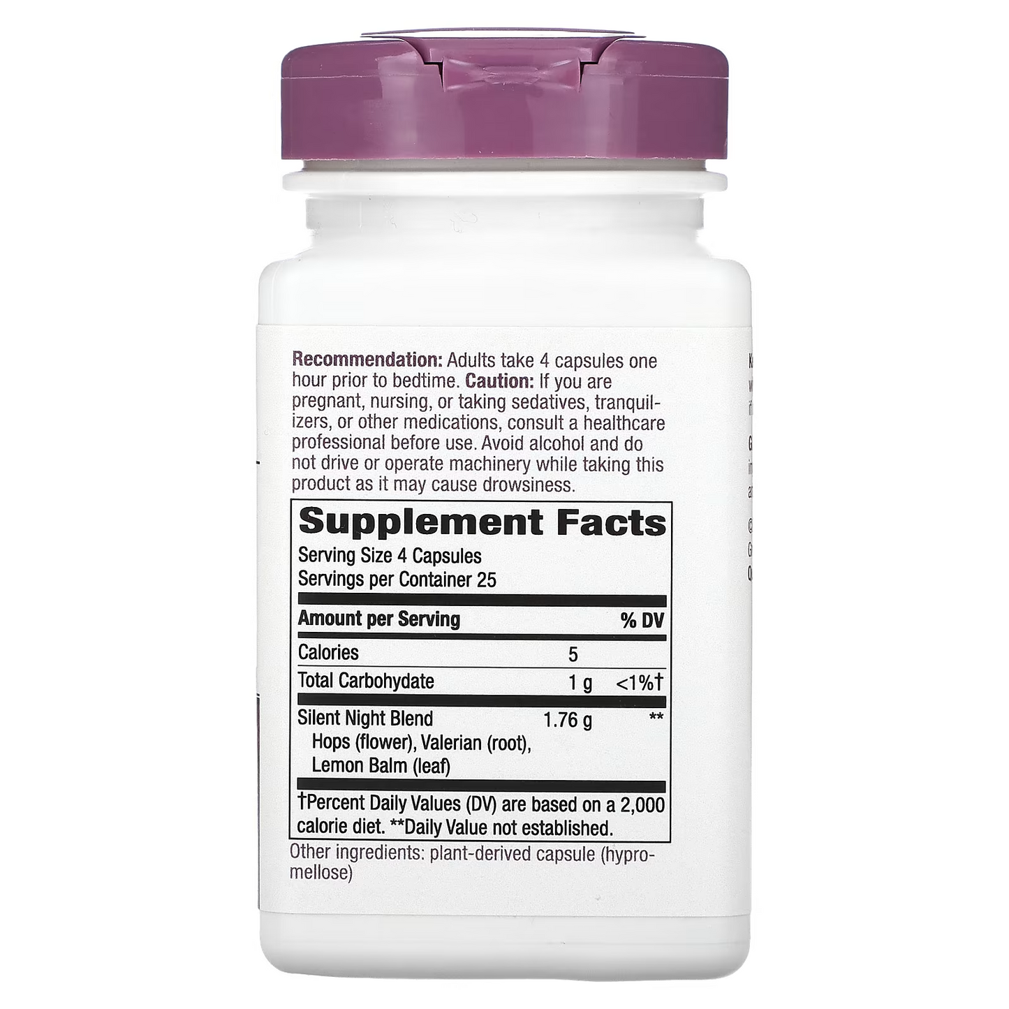 Silent Night - Mezcla Premium - 100 Cápsulas Veganas
