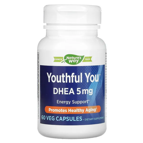 Youthful You - DHEA - 5mg - 60 Cápsulas Vegetales