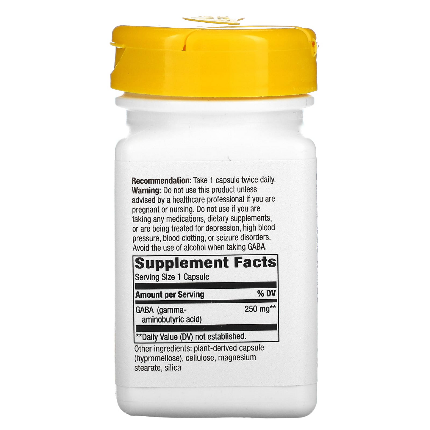 GABA - 250mg - 60 Cápsulas Vegetales