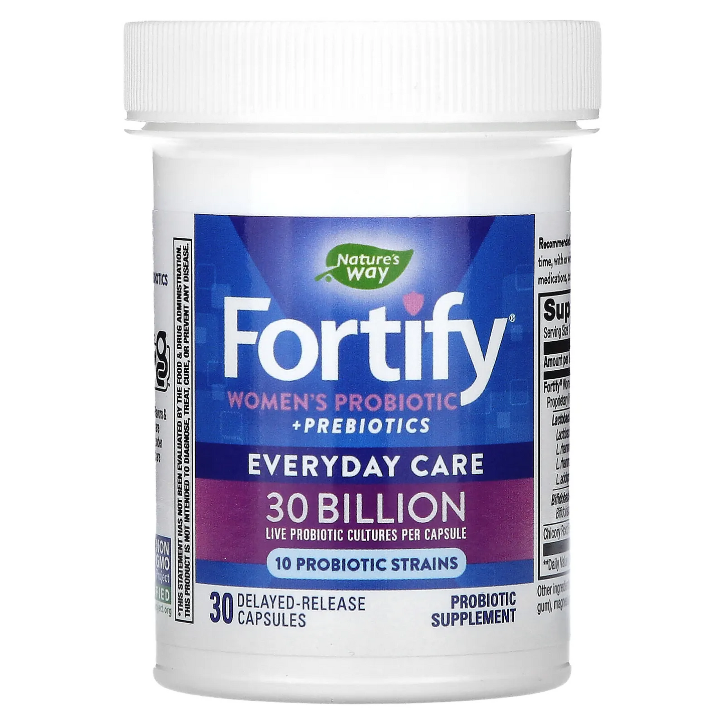 Fortify® 30 Billion Probiotico Diario para Mujeres (30 caps), Nature's Way