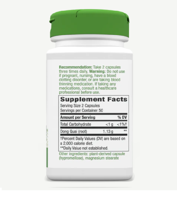 Raiz Dong Quai 1300 mg (100 veg caps), Nature´s Way