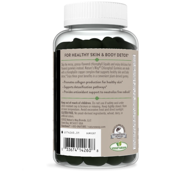 Clorofila para Desintoxicacion (60 gomitas), Nature's Way