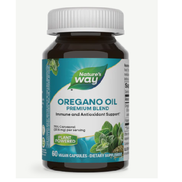 Aceite de Orégano - Mezcla Premium - 75-85% Carvacrol - 60 Cápsulas Veganas