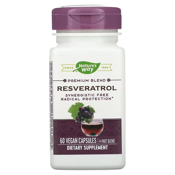 Resveratrol - Mezcla Premium - 60 Cápsulas Veganas