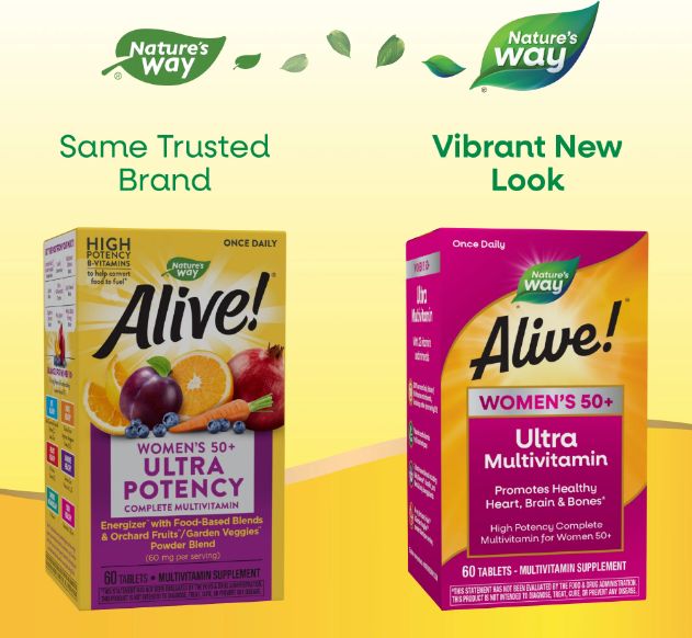 Multivitaminico De Ultra Potencia Mujeres +50 (60 tabs), Nature's Way