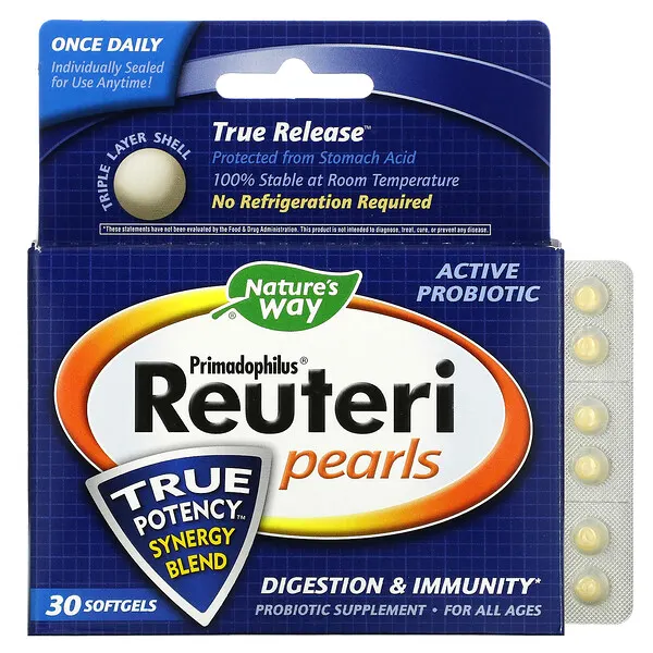 Probiótico Primadophilus® Lactobacillus Reuteri - Digestión & Inmunidad - 30 Cápsulas Blandas