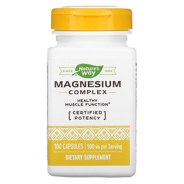 Complejo de Magnesio - 500mg - 100 Cápsulas