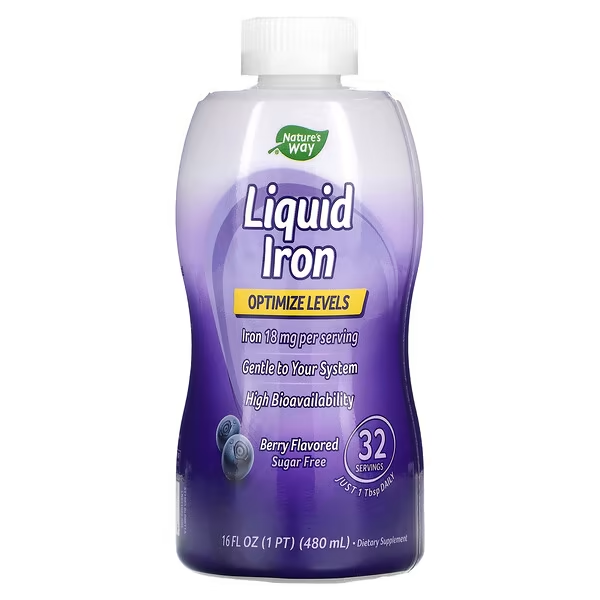 Hierro Líquido - 18mg - Moras - 480ml