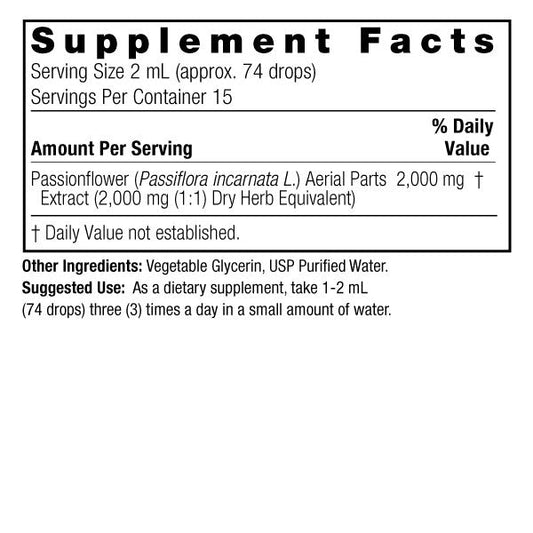 PassionFlower 2,000 mg (1 fl oz/30 ml), Nature's Answer