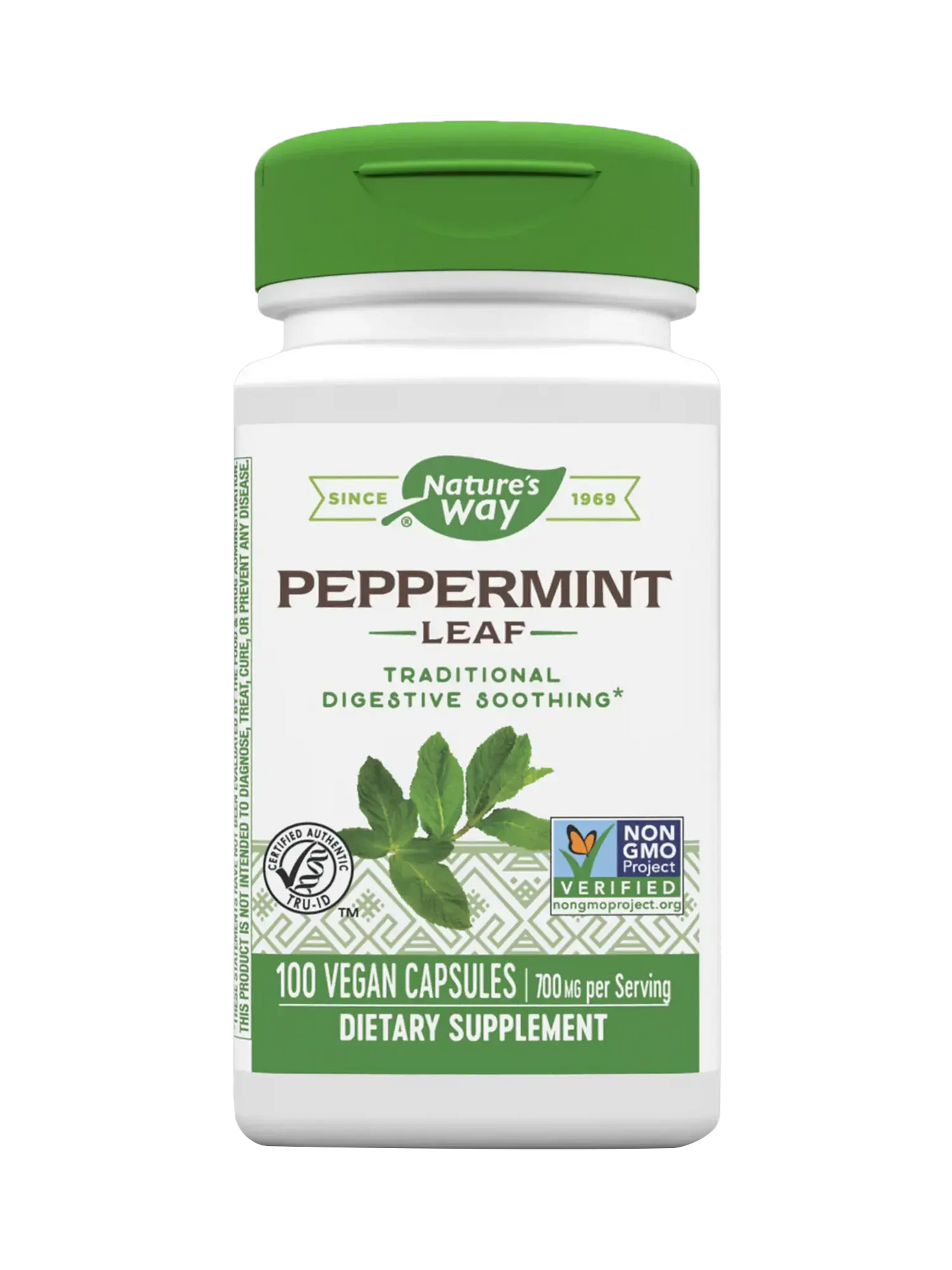 Menta - Hoja - 700mg - 100 Cápsulas Veganas