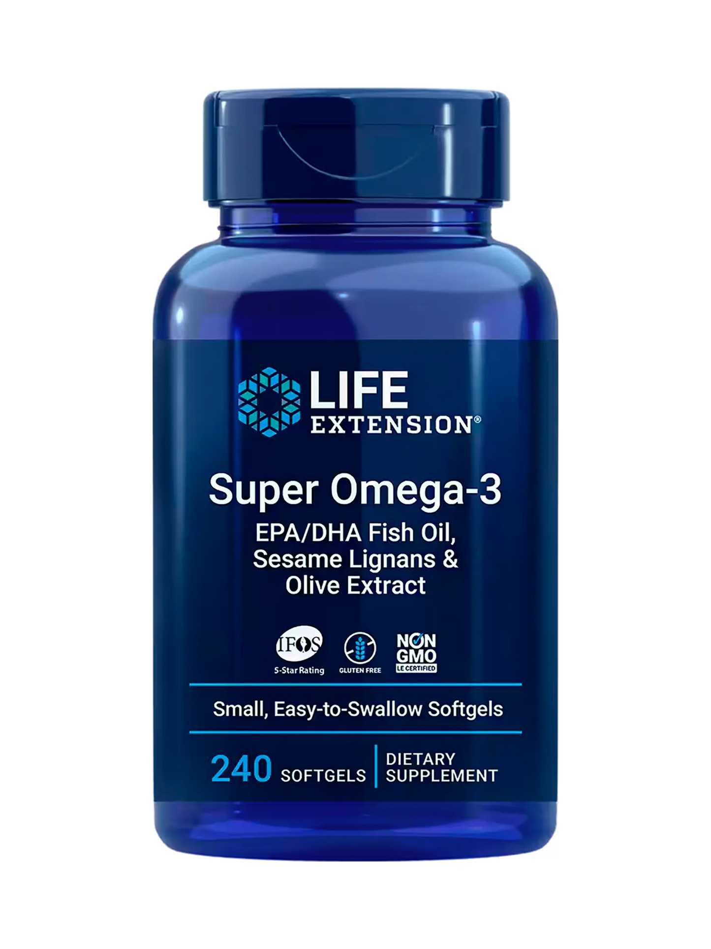 Life Extension Super Omega-3 - 240 Cápsulas Blandas - PURESUPPLY
