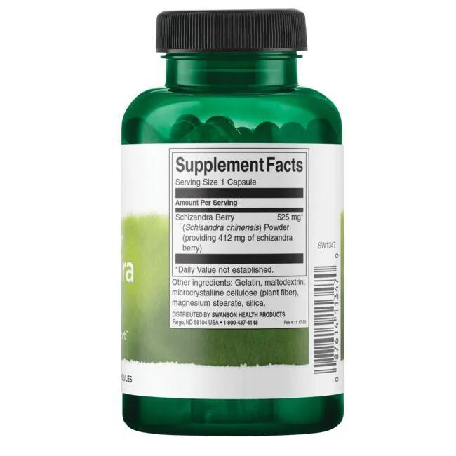 Swanson Schizandra Full Spectrum 525mg 90 caps