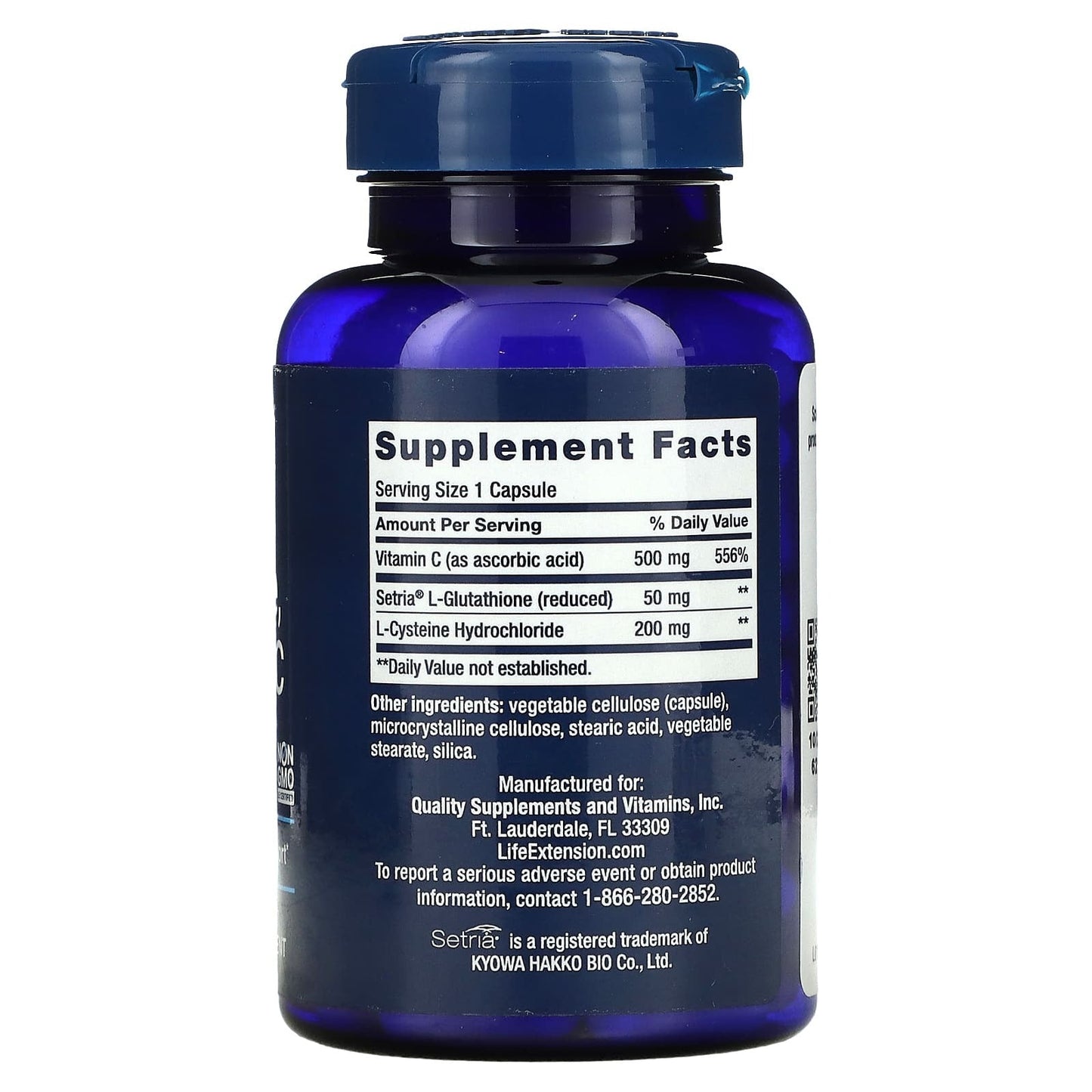 Glutatión, cisteína y vitamina C (100 cápsulas) / Glutathione, Cysteine & C (100 capsules)