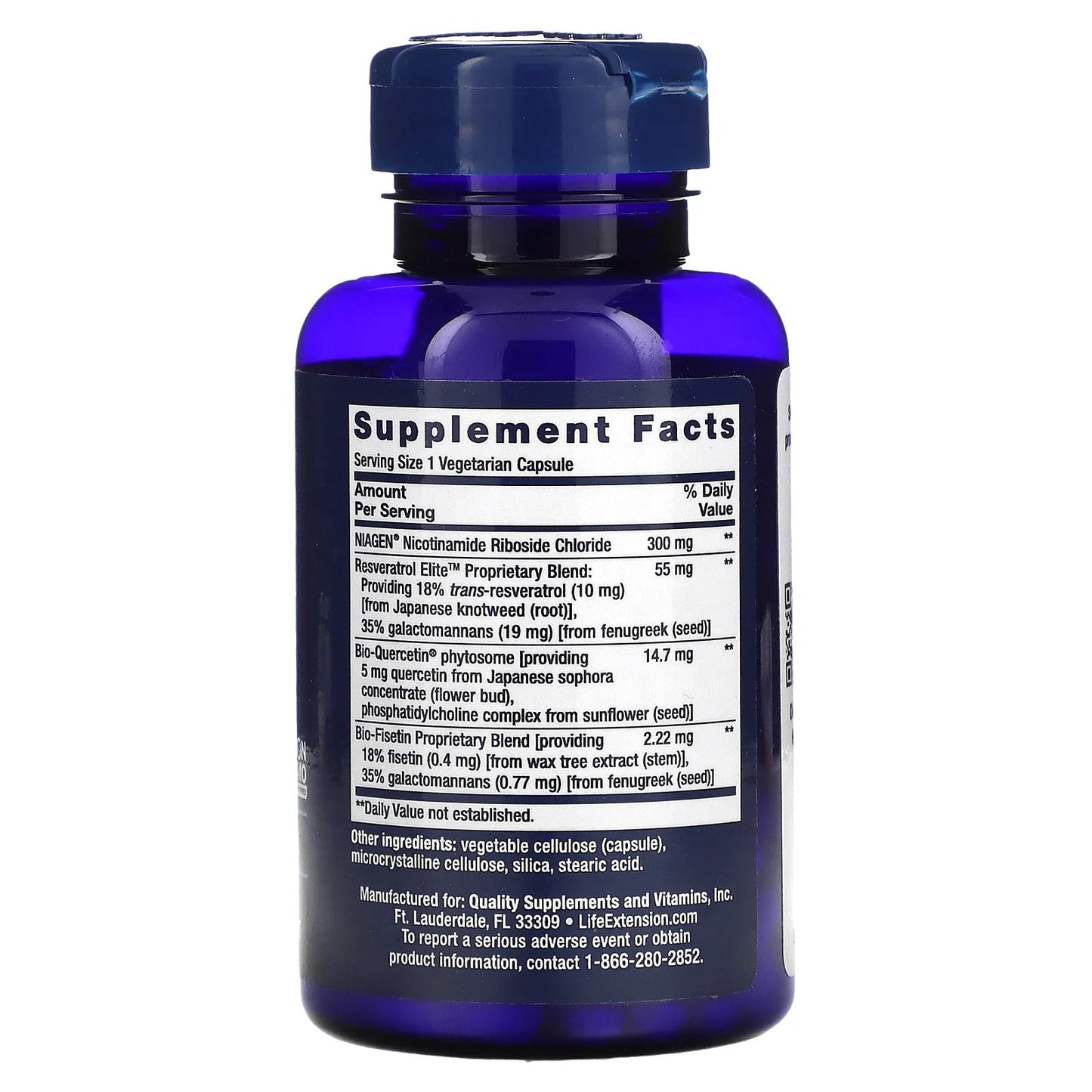 NAD 300mg + Cell Regenerator y Resveratrol Elite (30 vcaps) / NAD+ Cell Regenerator and Resveratrol Elite (30 vcaps)
