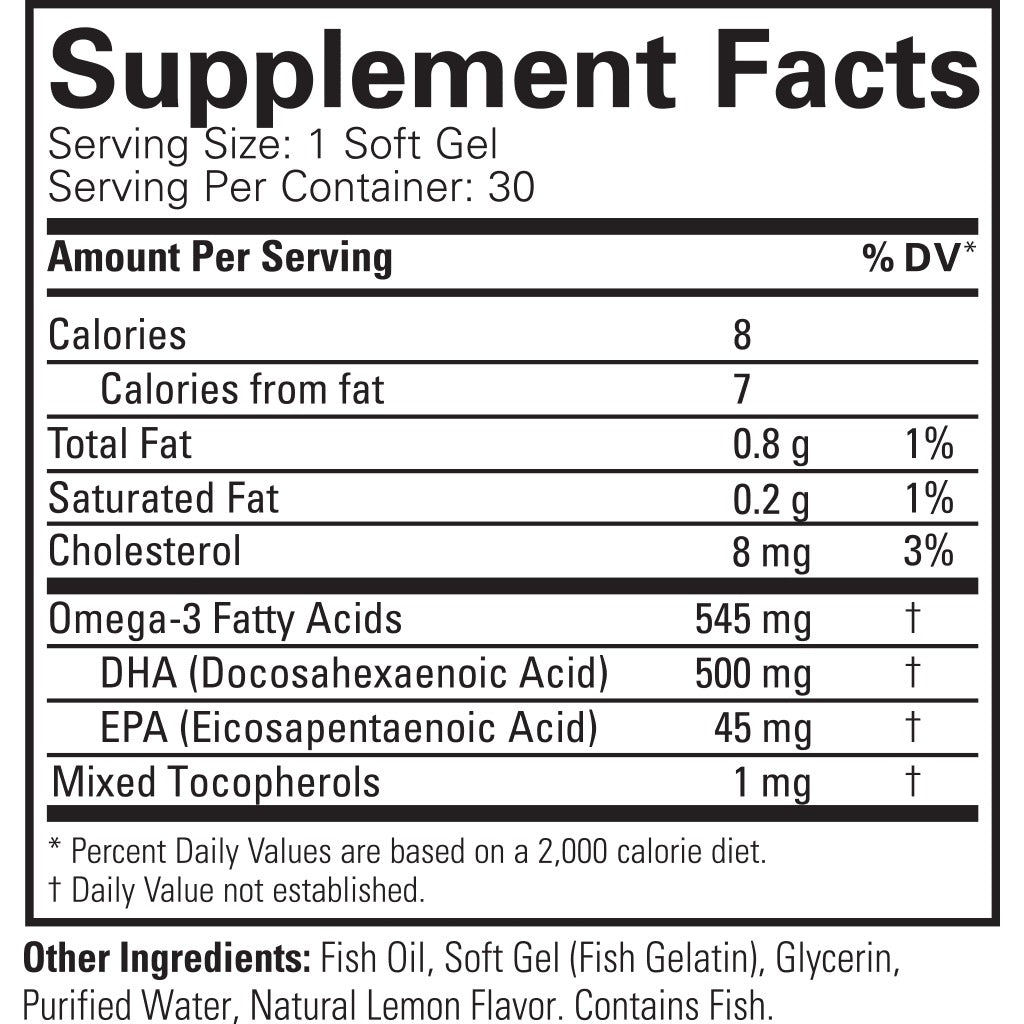 DHA prenatal (30 caps blandas) / Prenatal DHA (30 Softgels)