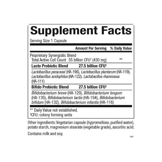 Ultimate Probióticos para Mujeres Ultra 55 Billones 30 vcap, Natural Factors