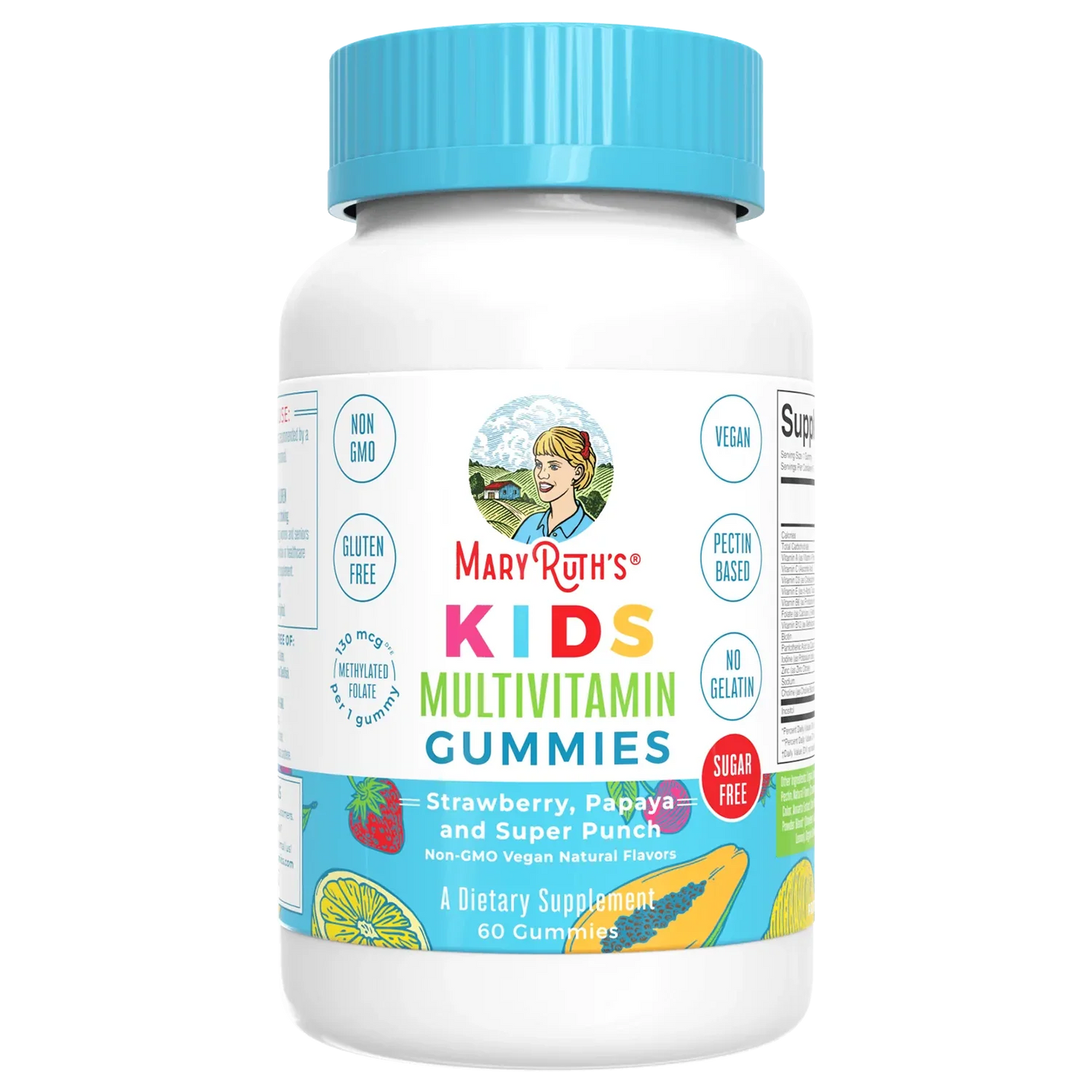 Multivitaminico para niños en gomitas / Kids Multivitamin Gummies, Strawberry Papaya & Super Punch, 60 ct