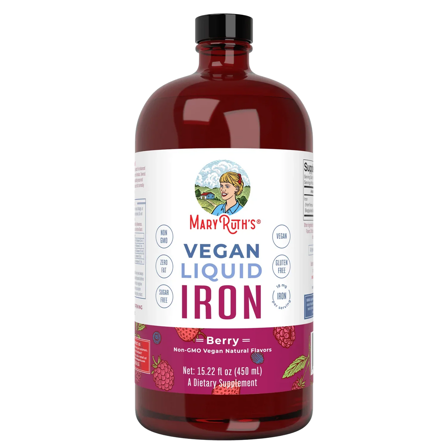 Hierro Líquido 450 ml /Liquid Iron Berry 16 oz