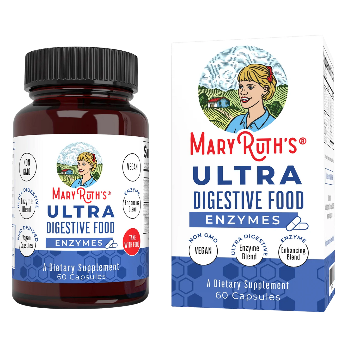 Enzimas Digestivas Ultra (60 capsulas) / Ultra Digestive Enzymes Capsules, Unflavored, (60ct)