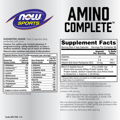 Aminos Complete (120 VegCaps) / Amino Complete