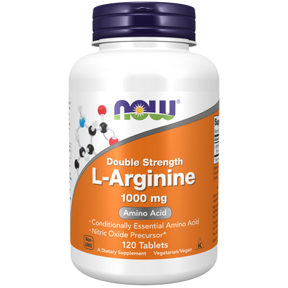 L-arginina, 1000 mg de doble potencia (120 Tablets)/ L-Arginine, Double Strength 1000 mg