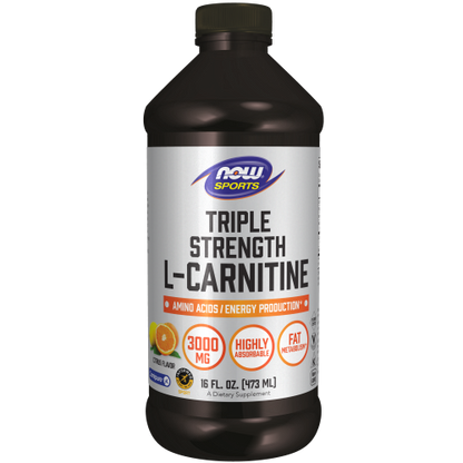 L-Carnitina 3000mg, Líquido de Triple Fuerza (16fl oz) / L-Carnitine, Triple Strength Liquid