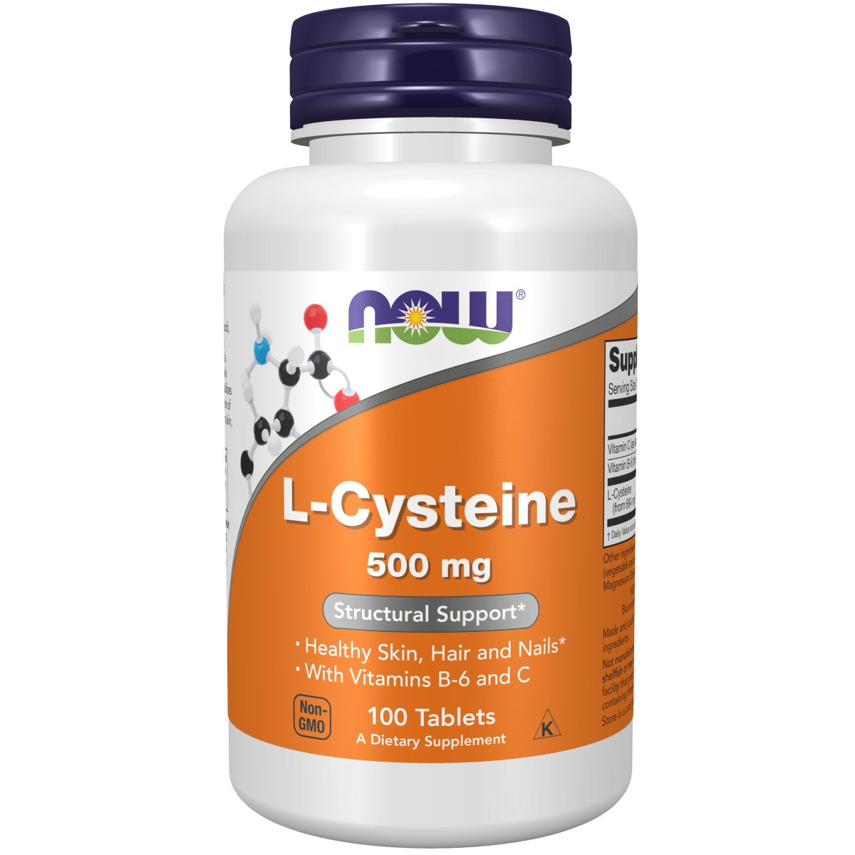 L-Cisteína 500 mg (100 Tab)/ L-Cysteine 500 mg