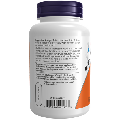 GABA 500mg 100 VCAPS