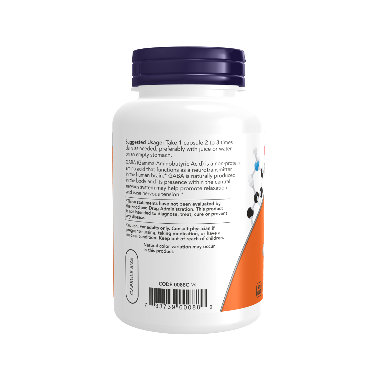 GABA 500 mg (200 VCAPS)