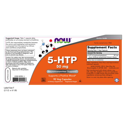 5-HTP 50 mg (90 Veg Caps)