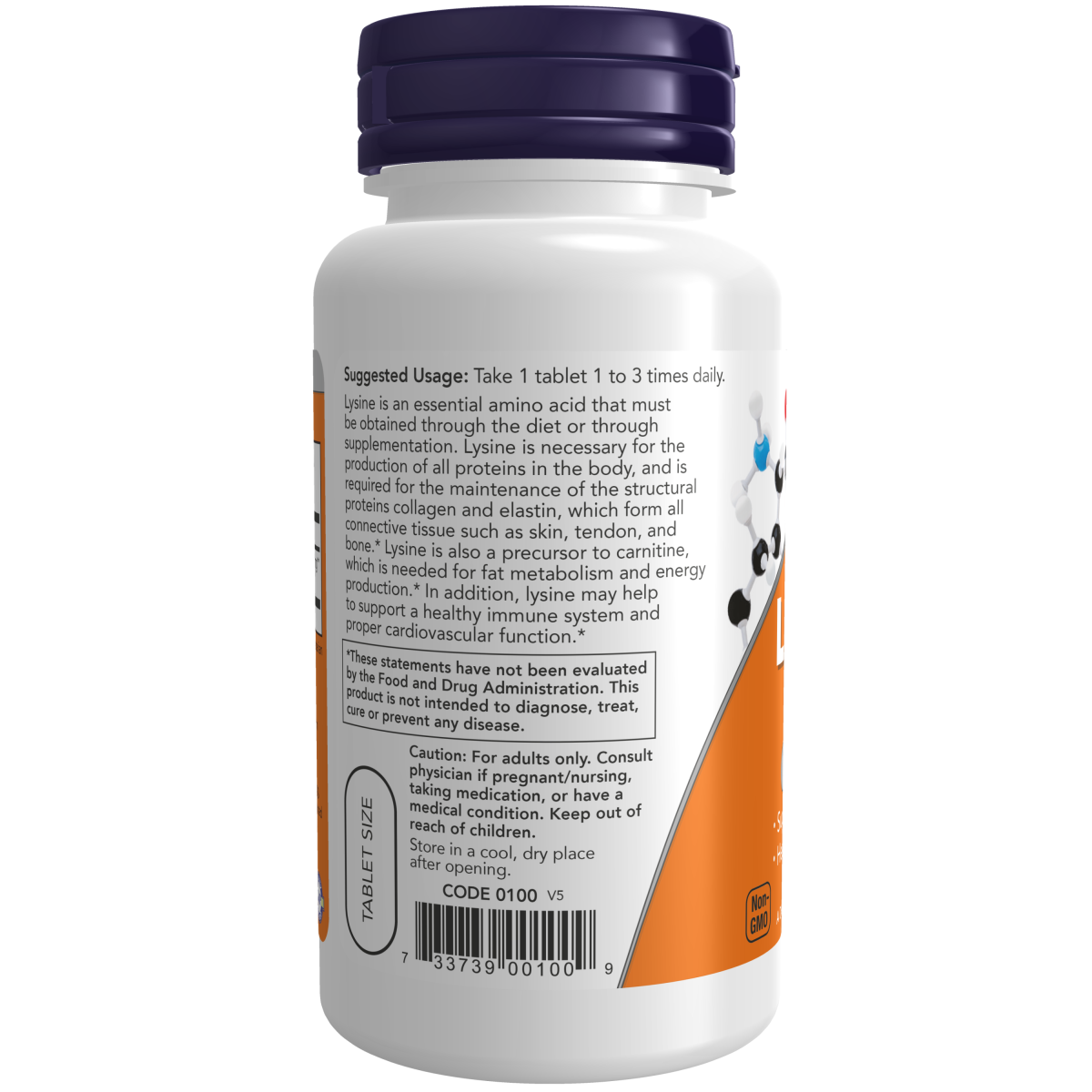 L-Lisina 500 mg (100 tabs)