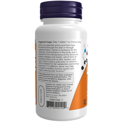 L-Lisina 500 mg (100 tabs)