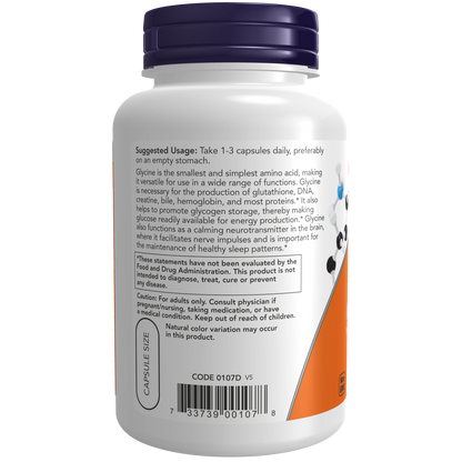 Glicina 1000 mg (100 VegCaps)/ Glycine 1000 mg
