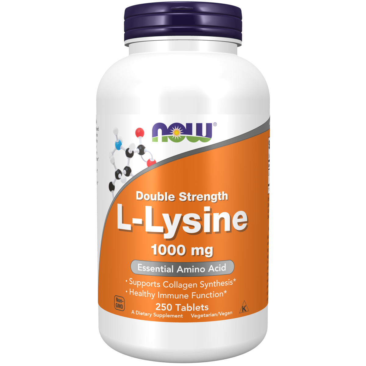 L-Lysine, Double Strength 1000 mg (250 TAB)/ L-Lisina, Doble Fuerza 1000 mg