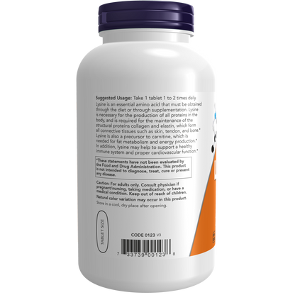 L-Lysine, Double Strength 1000 mg (250 TAB)/ L-Lisina, Doble Fuerza 1000 mg