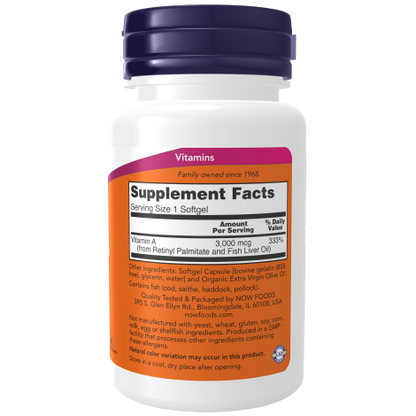 Vitamina A 10,000 (100 Softgels) / Vitamin A 10,000