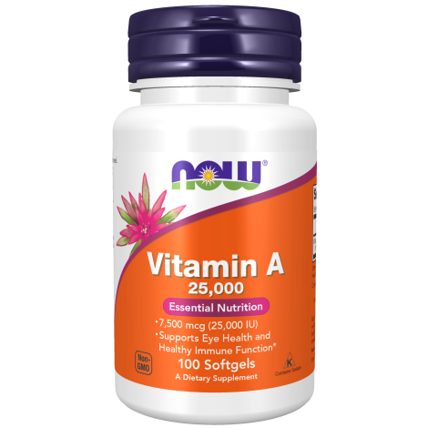 Vitamina A 25,000 (100 Softgels) / Vitamin A 25,000