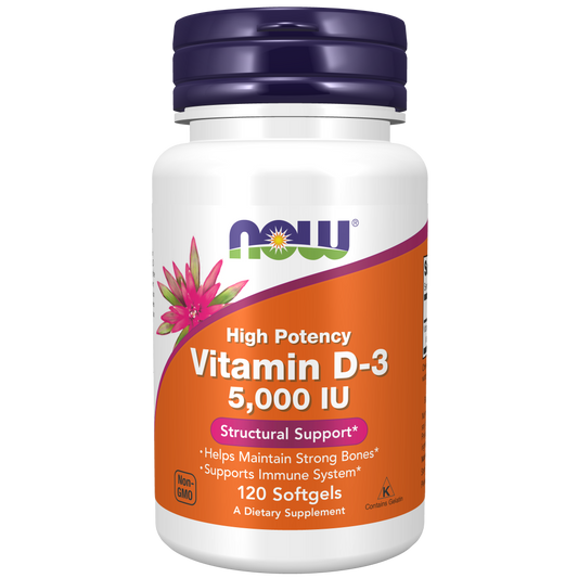 Vitamina D-3 5000 IU (120 softgels) / Vitamin D3 5000 IU