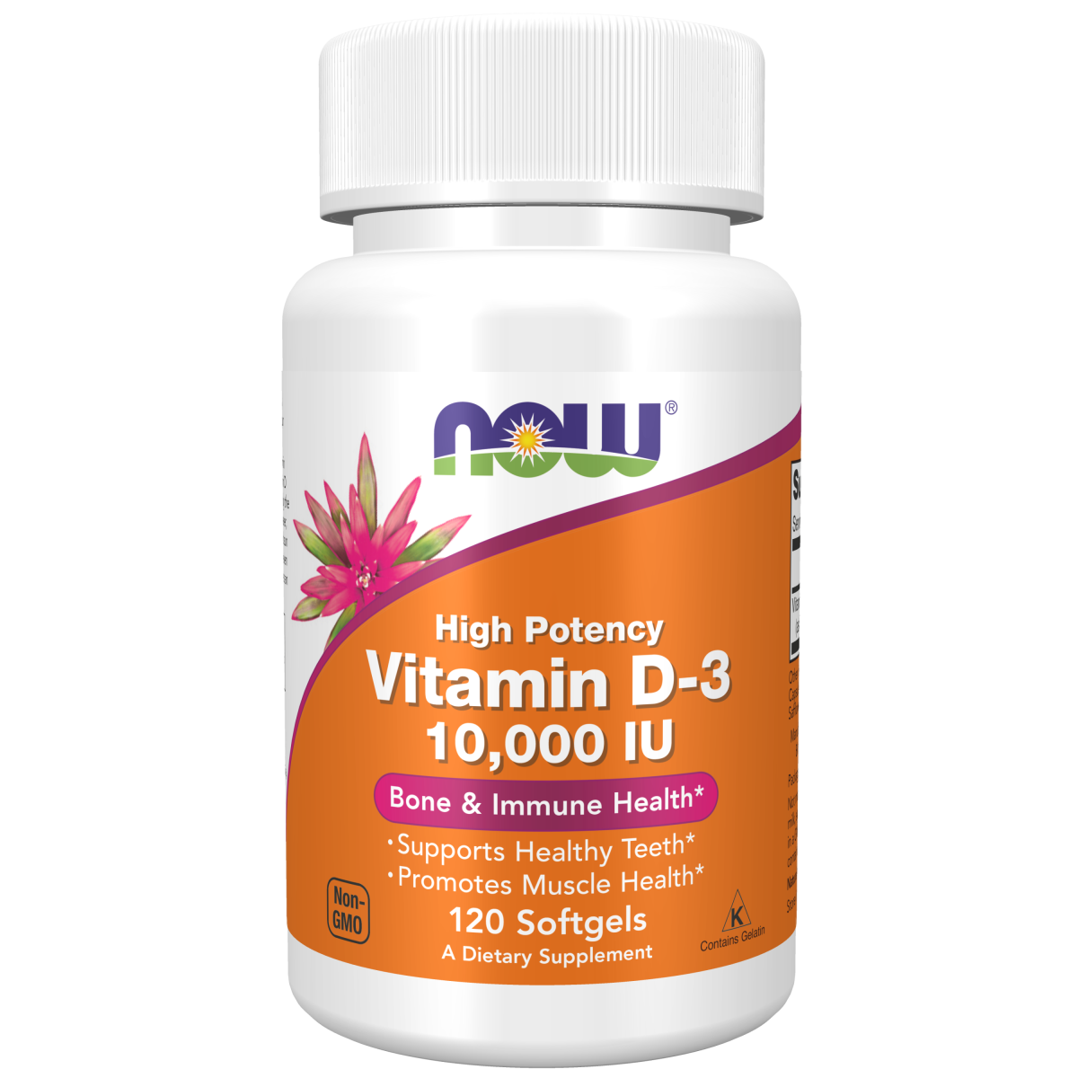 Vitamina D-3 10,000 UI (120 Softgels)/ Vitamin D-3 10,000 IU