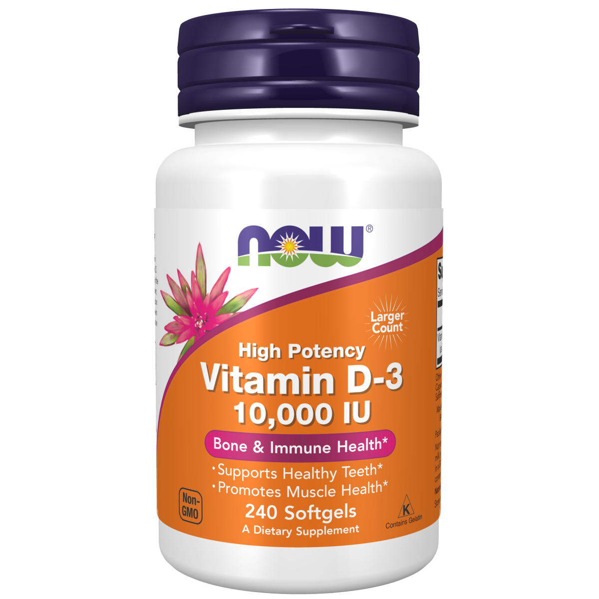 Vitamina D-3 10.000 UI (240 Cápsulas blandas) / Vitamin D-3 10.000 IU (240 softgels)