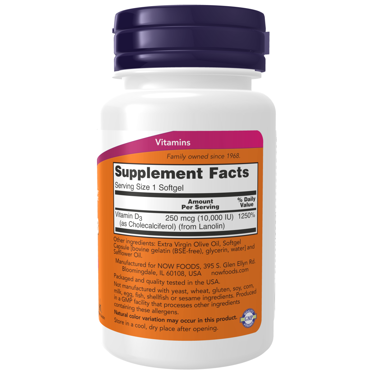 Vitamina D-3 10.000 UI (240 Cápsulas blandas) / Vitamin D-3 10.000 IU (240 softgels)