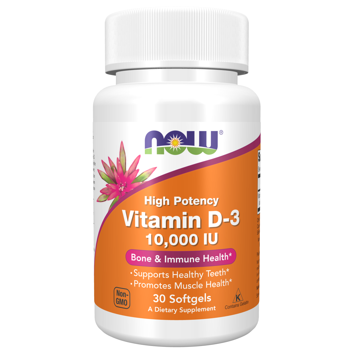 Vitamina D3 10,000 UI (30 softgels) / Vitamin D3 10,000 IU - 30 Softgels