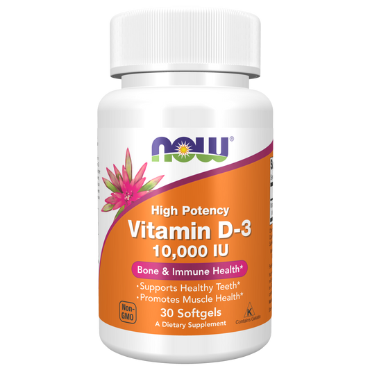Vitamina D3 10,000 UI (30 softgels) / Vitamin D3 10,000 IU - 30 Softgels