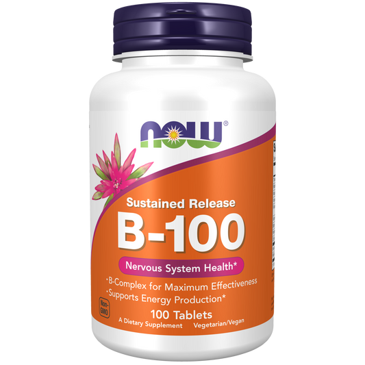 Vitamin B-100 Sustained Release (100 Tablets) (liberacion sostenida)