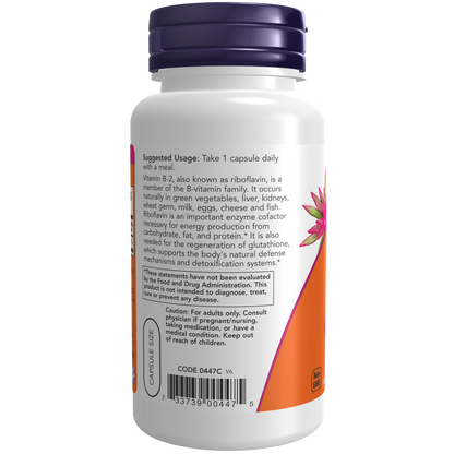 Vitamina B-2 100 mg (100 Veg Caps)