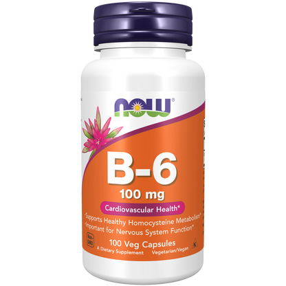 B- 6 100 mg (100 vegCaps)